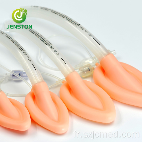 Masque des voies respiratoires laryngées en silicone transparent jetable